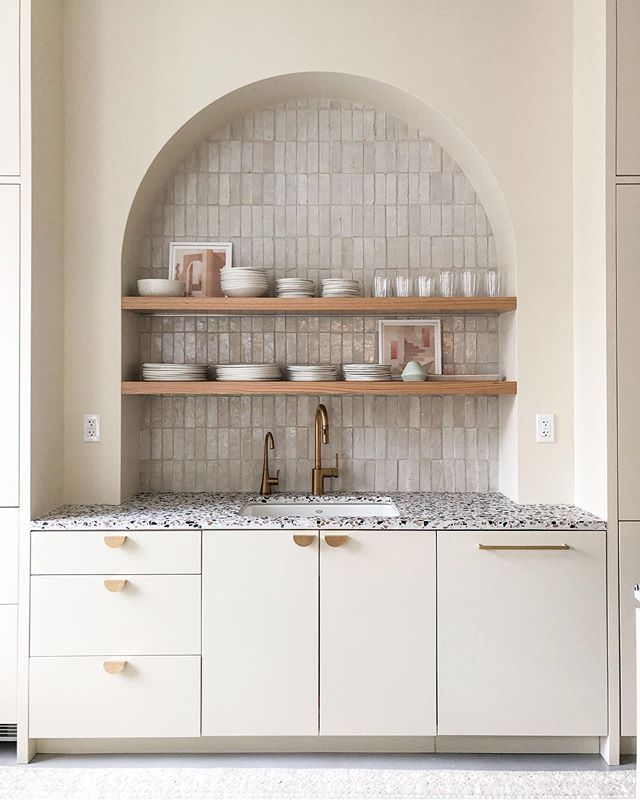 cream cabinets