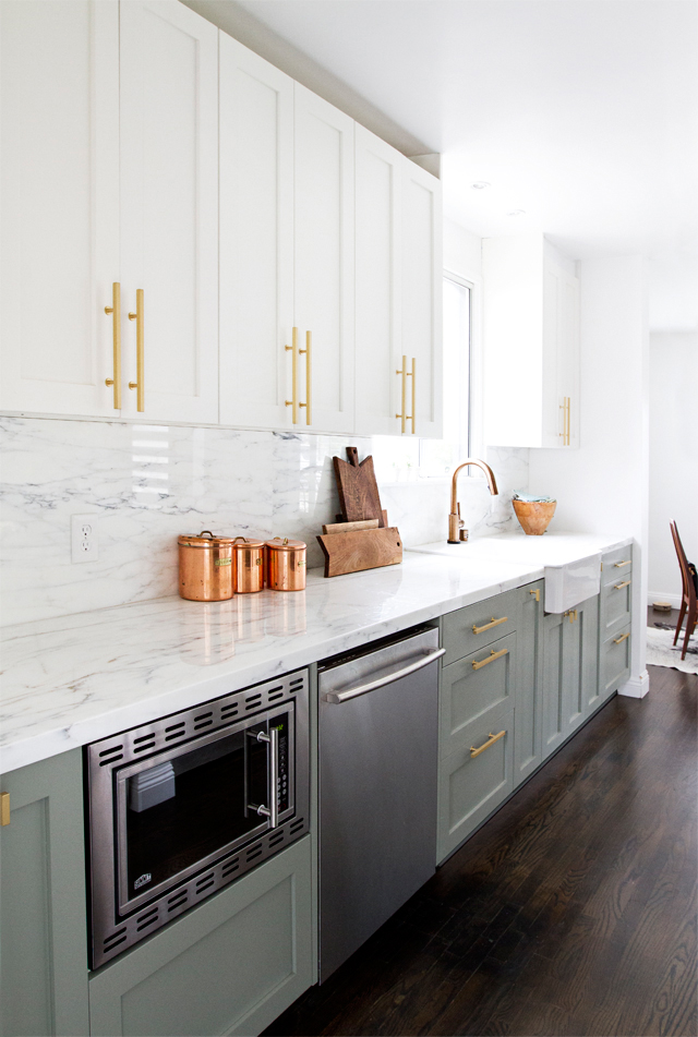 sage green cabinets