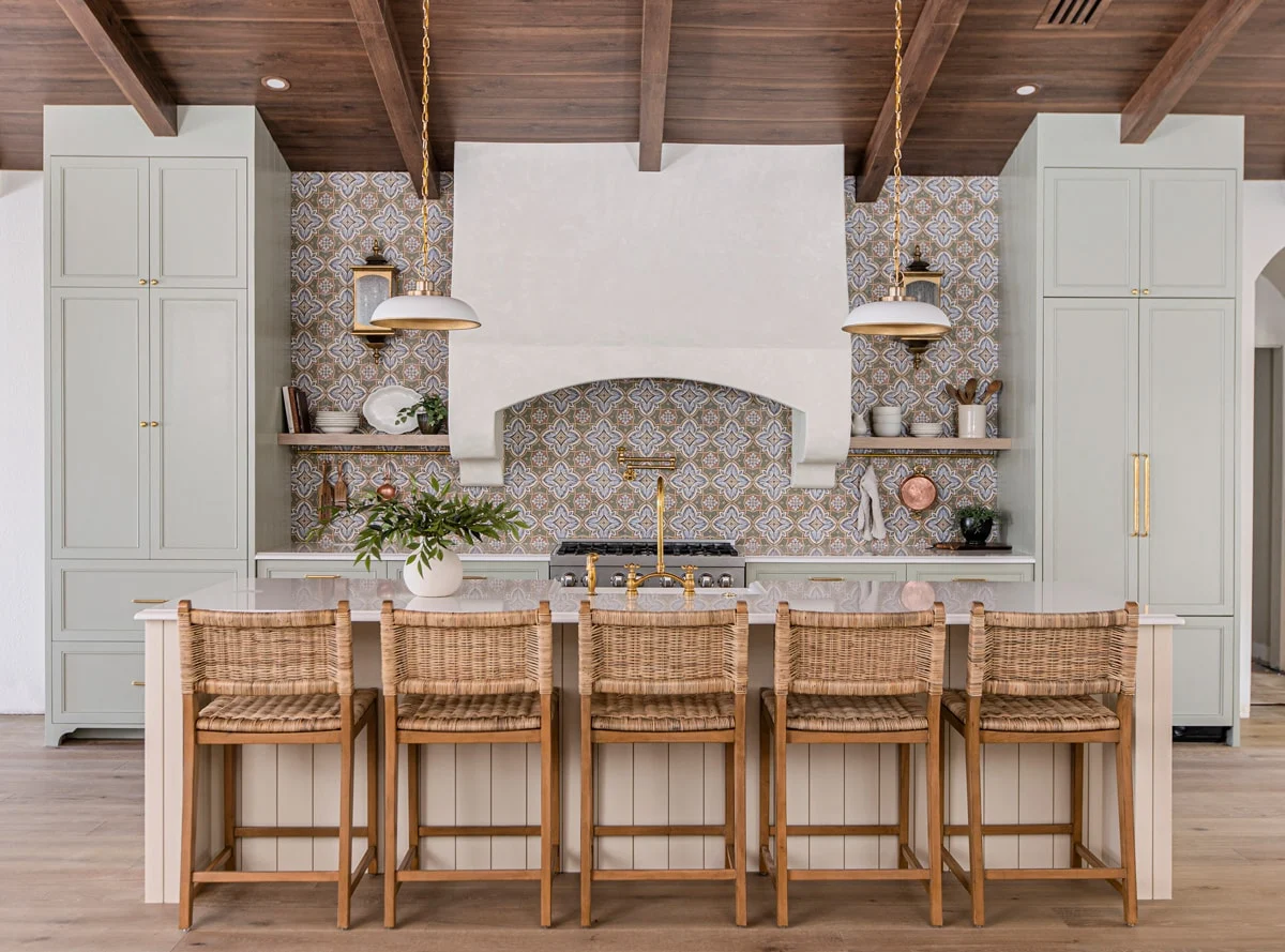 sage green cabinets