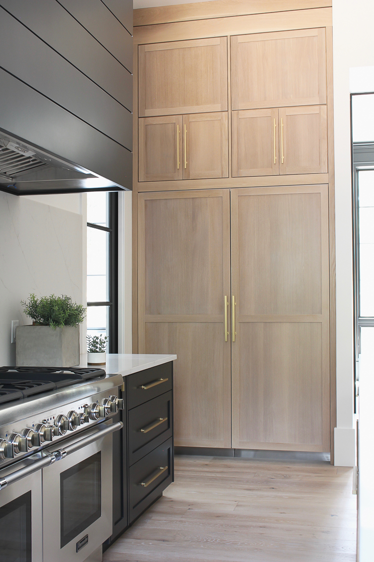 white oak cabinets