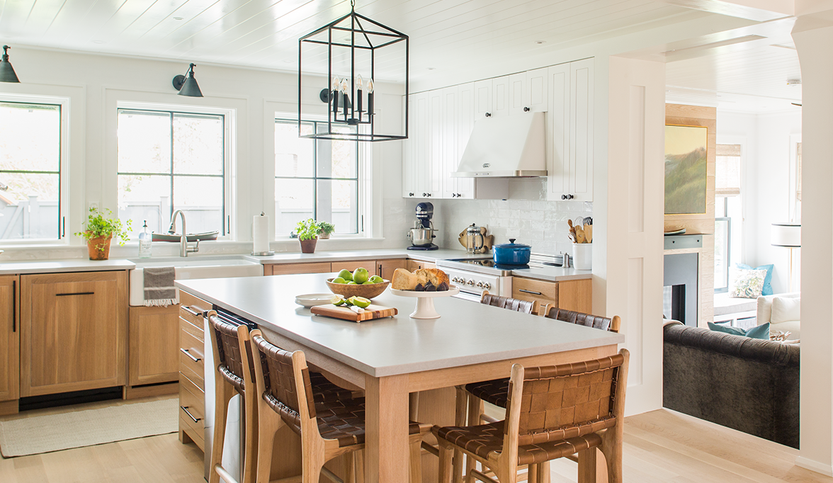 white oak kitchen cabinets