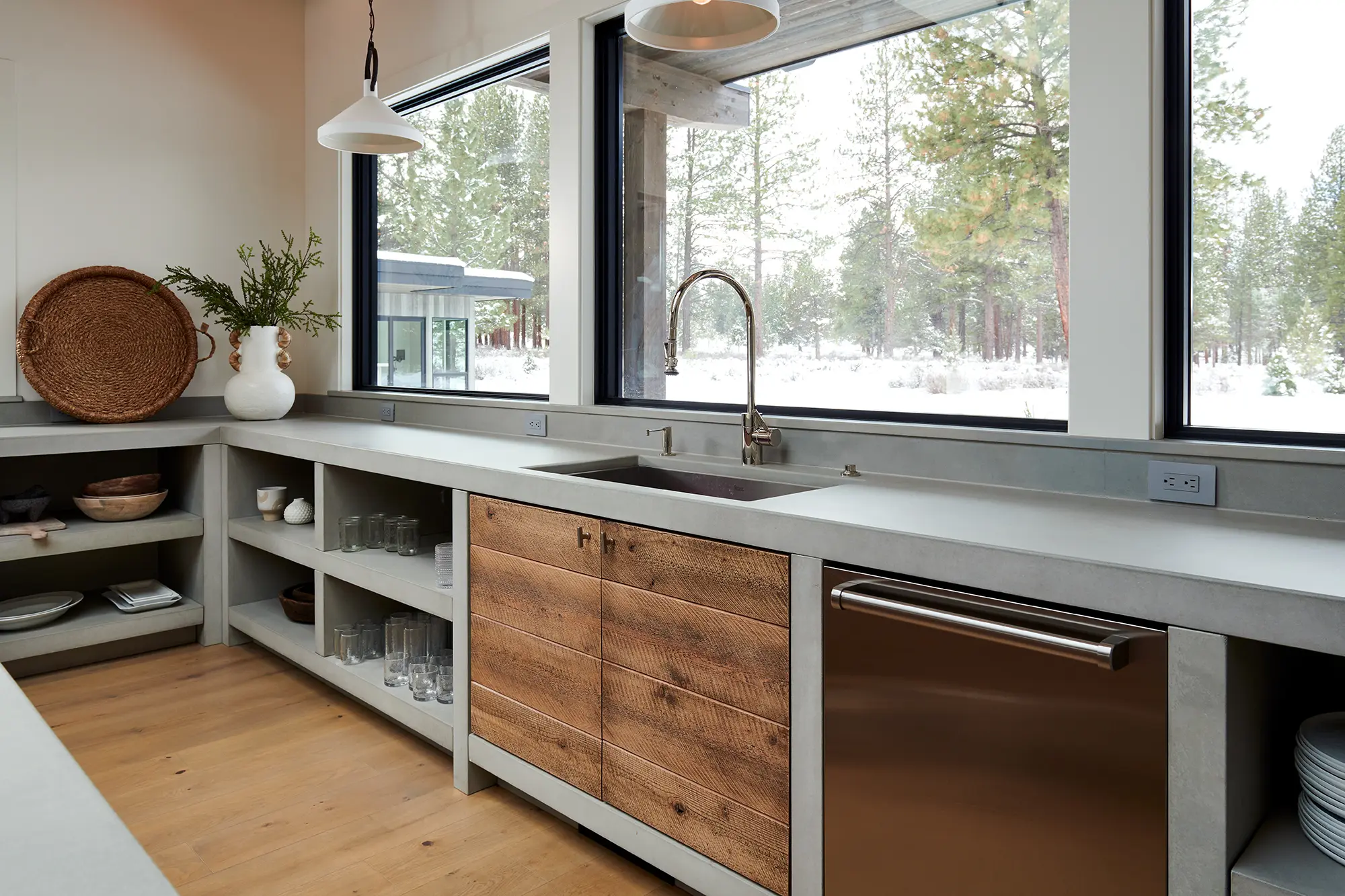 Concrete countertops
