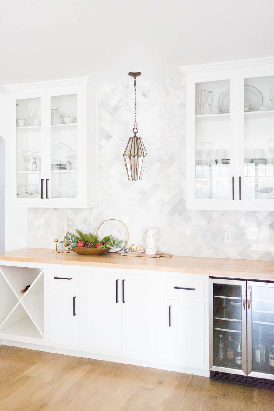marble backsplash 