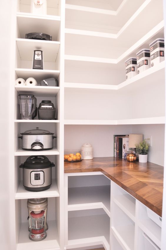 corner pantry shelving ideas