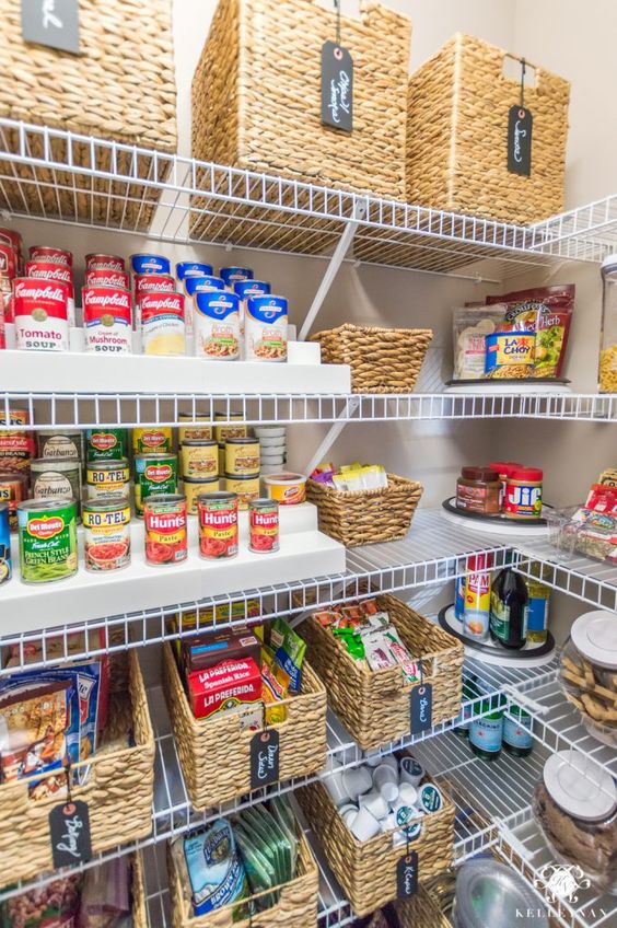wire pantry shelves