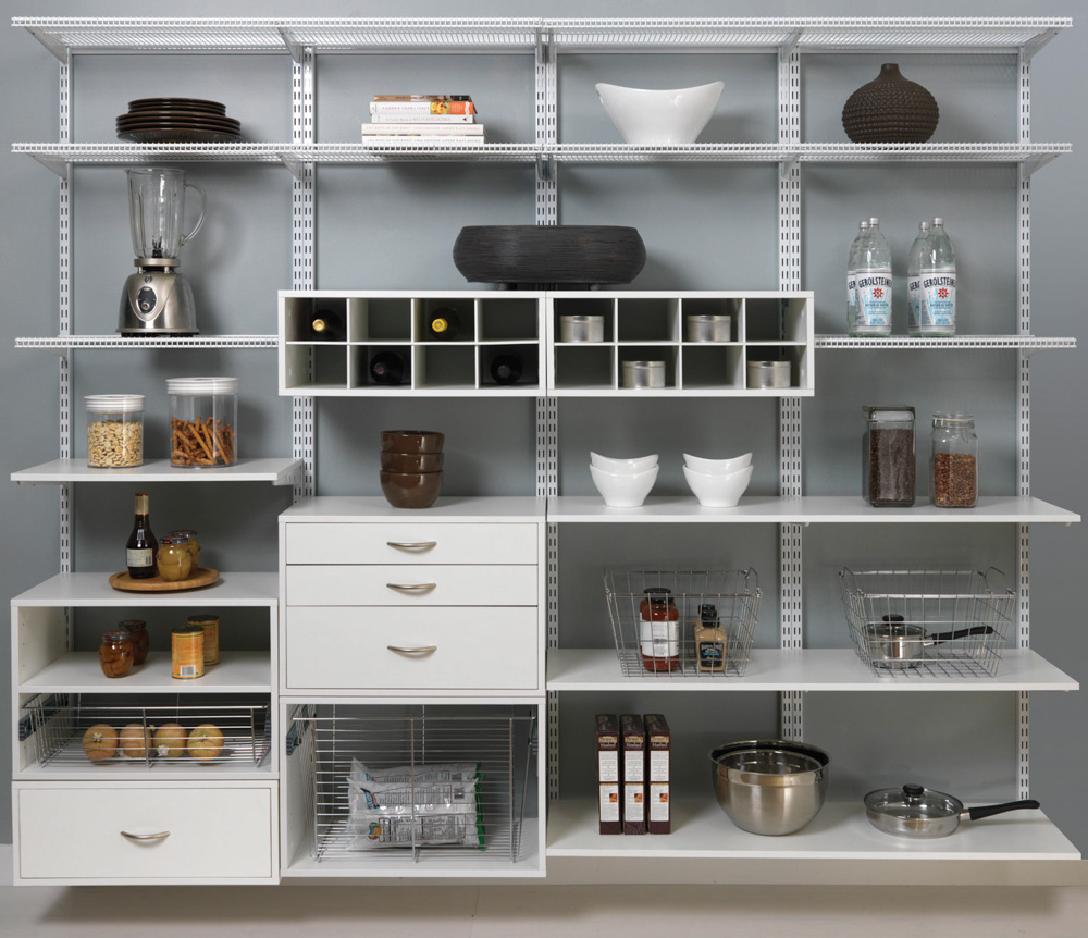adjustable pantry shelving