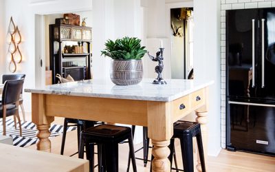 kitchen island with seating